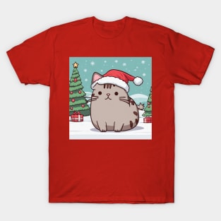 Pusheen Santa kitty T-Shirt